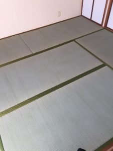 京都郡（借家）畳を納品いたしました